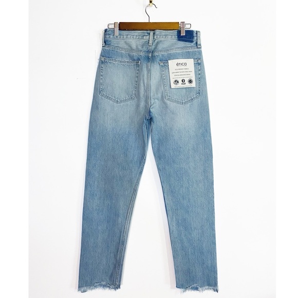 ETICA Nwt Organic Cotton Straight leg Jeans Womens size 27